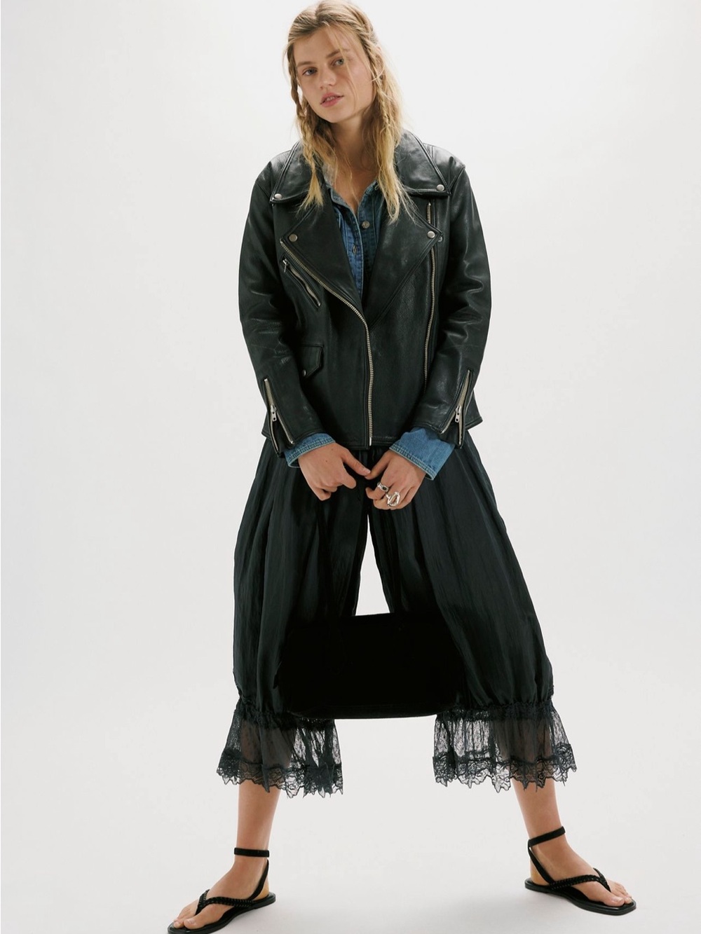 We the free jealousy leather moto jacket